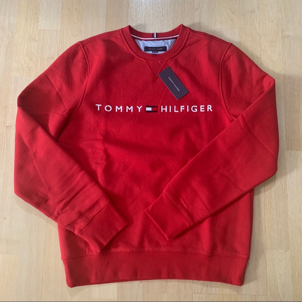 Tommy Hilfiger Red Sweatshirt Fleece